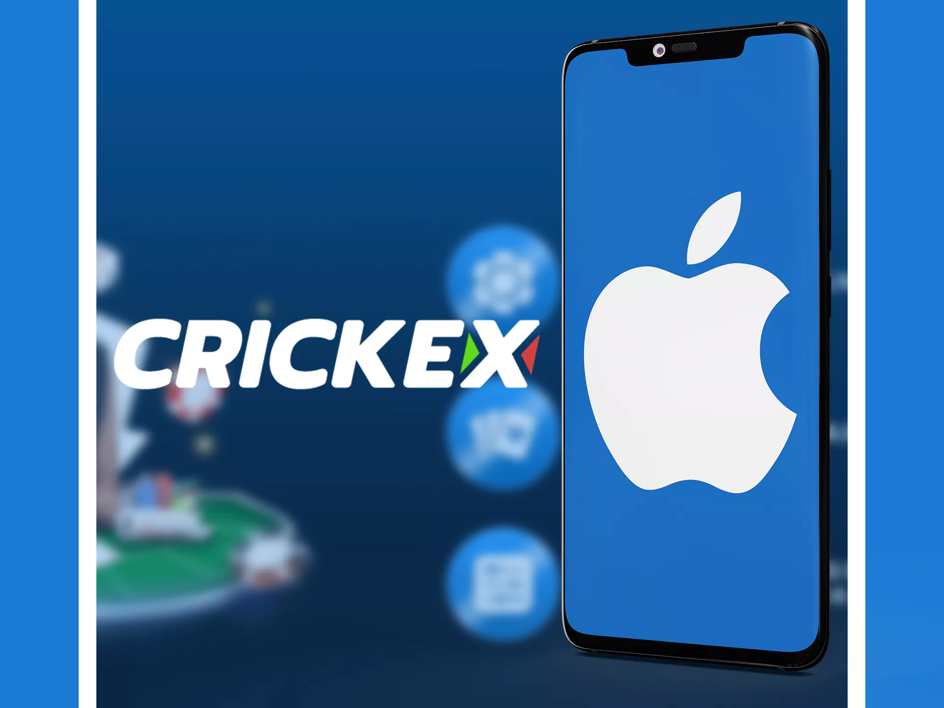 iOS devices support the mobile version of the Crickex site.