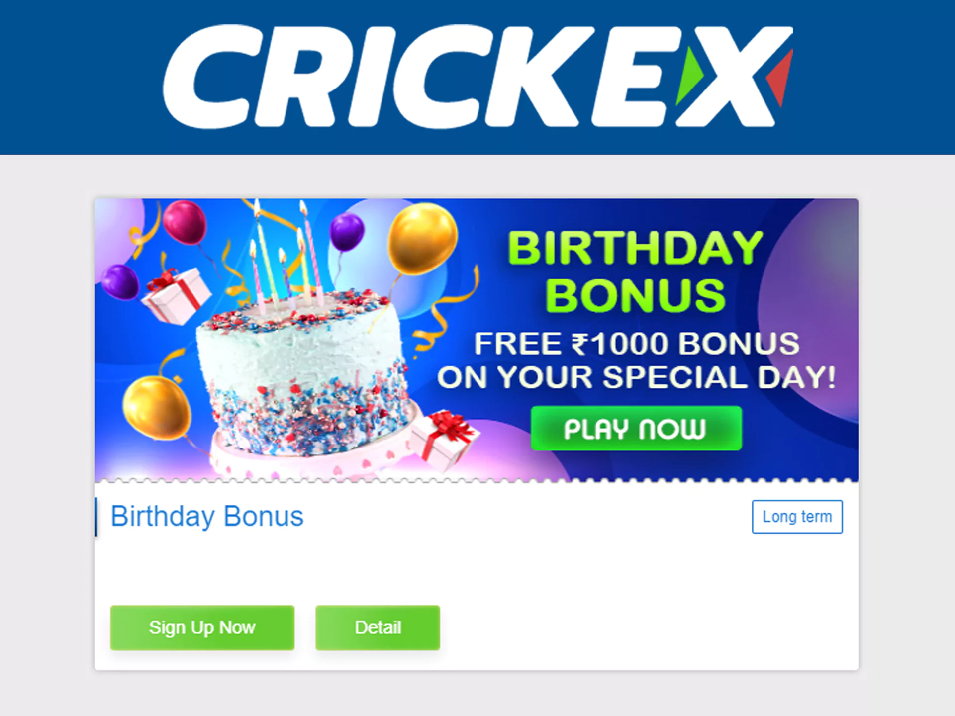 Get Birthday bonus when you celebrate it.