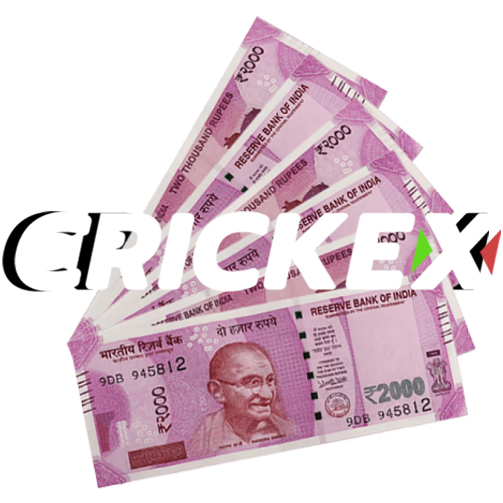 Withdraw money from Crickex without difficulties.