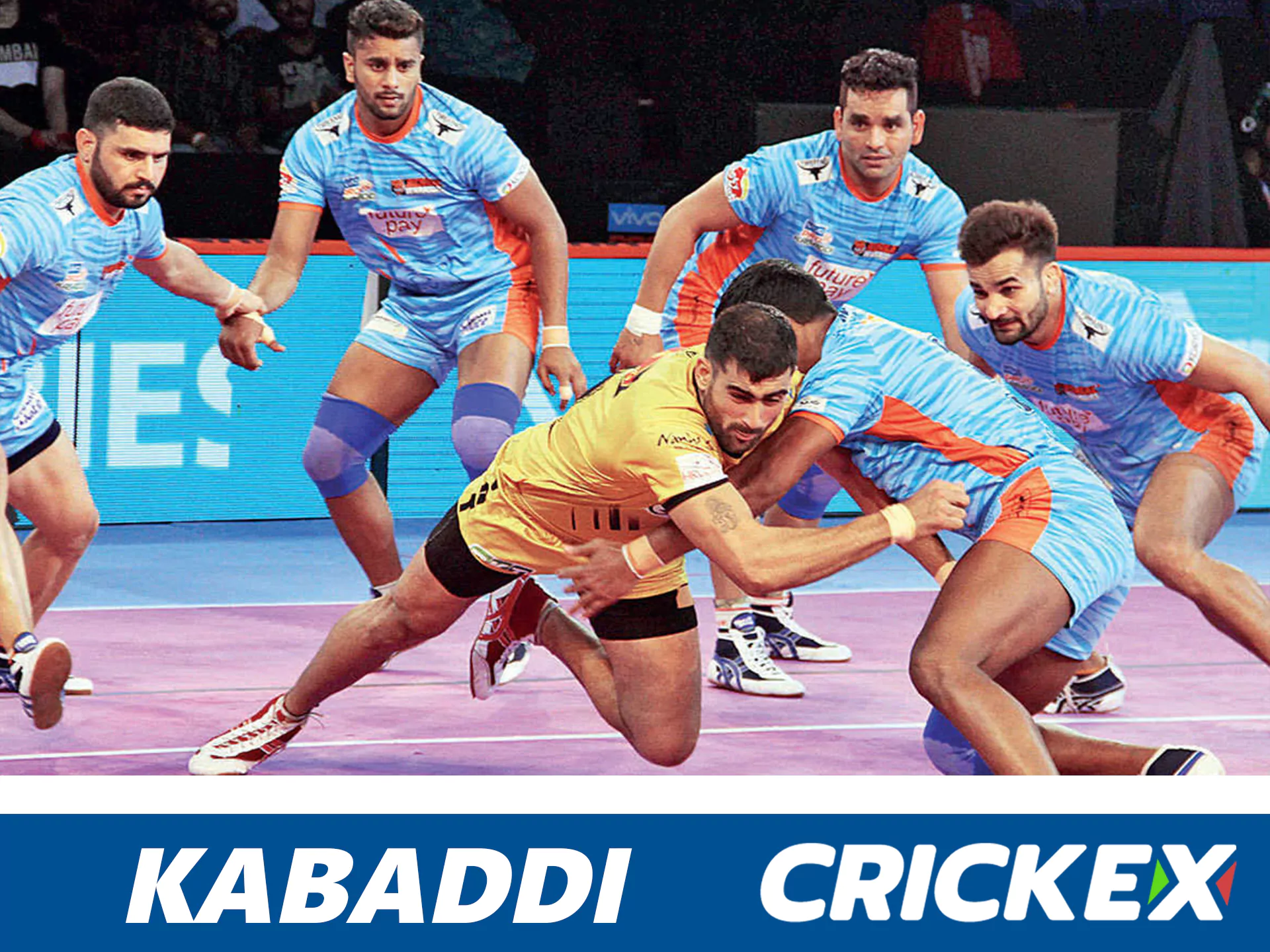 Watch and bet on kabaddi matches at Crickex.