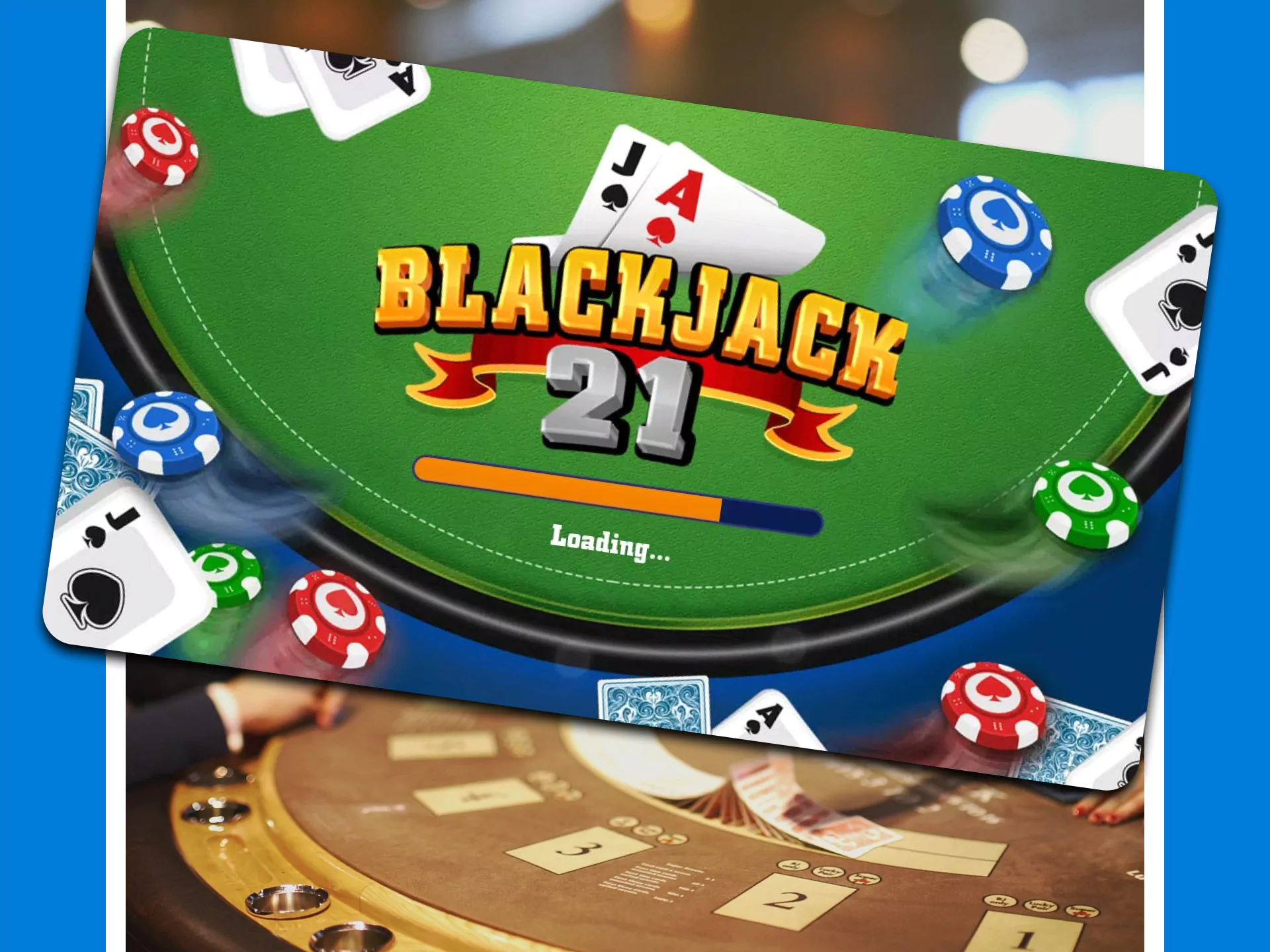 Go to the desired section of Crickex to play blackjack.