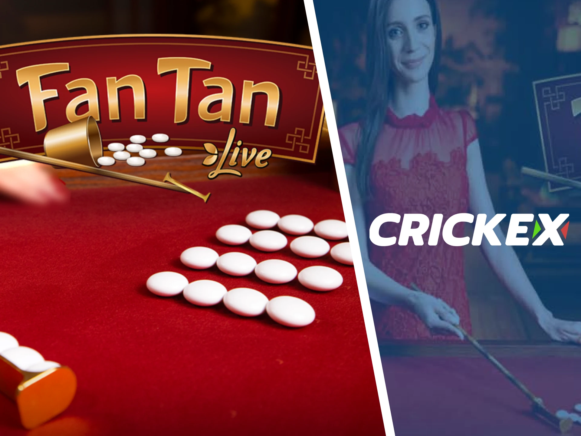 To play Crickex, choose Fan Tan.